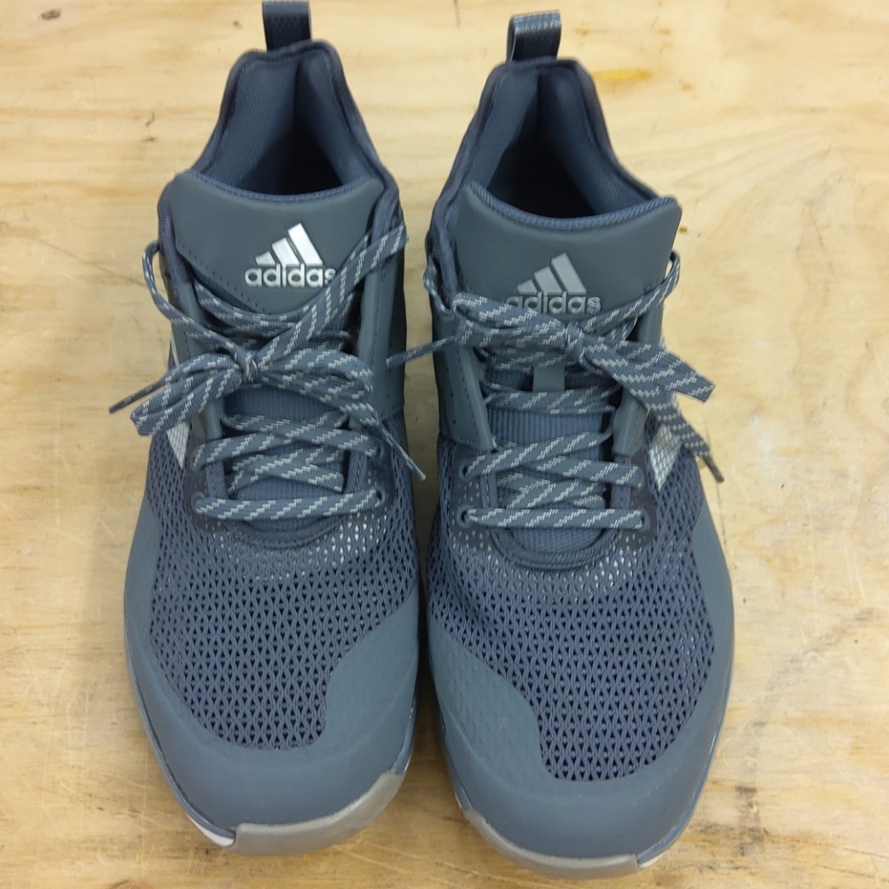 Adidas speed trainer grey gray baseball shoe